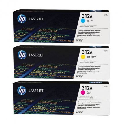 Картридж для принтера и МФУ HP 312A CF440AM голубой/желтый/пурпурный для Color LaserJet Pro M476 (2400стр.)