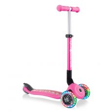Детский самокат Globber Junior Foldable Fantasy Lights 433-110 розовый